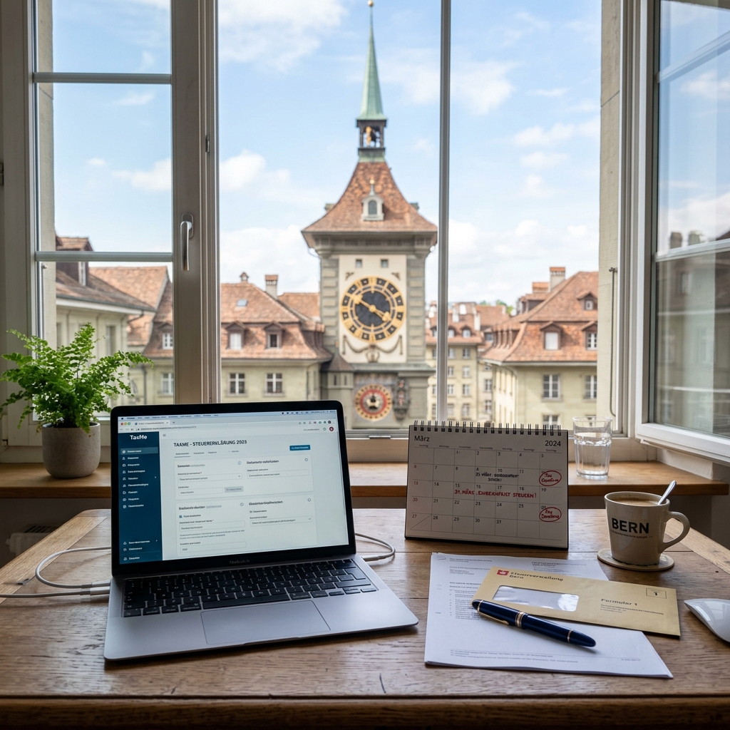 Steuererklärung ausfüllen lassen Bern Fristen TaxMe - Steuererklärung ausfüllen lassen