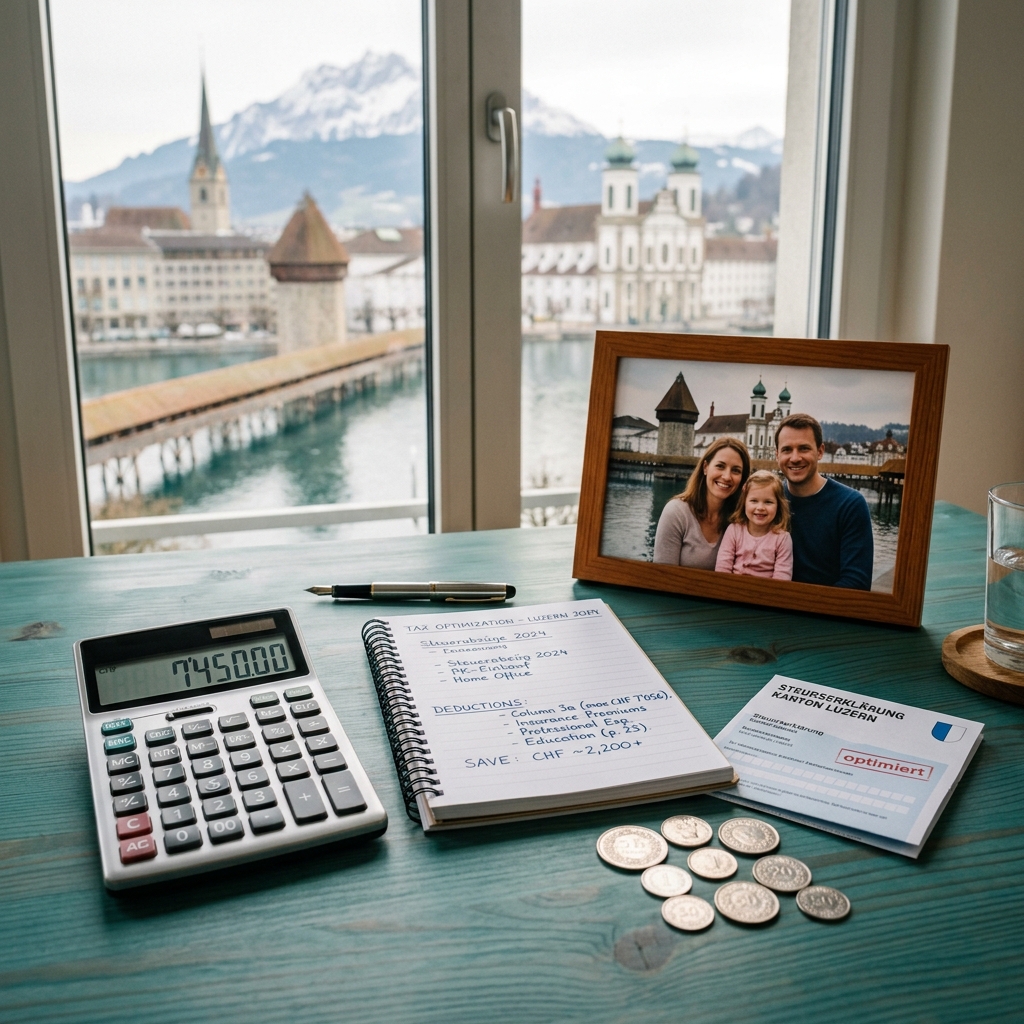 Steuerabzüge Kanton Luzern optimieren - Steuererklärung ausfüllen lassen
