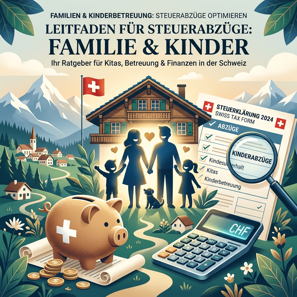 Steuern sparen für Familien Schweiz - Steuererklärung ausfüllen lassen