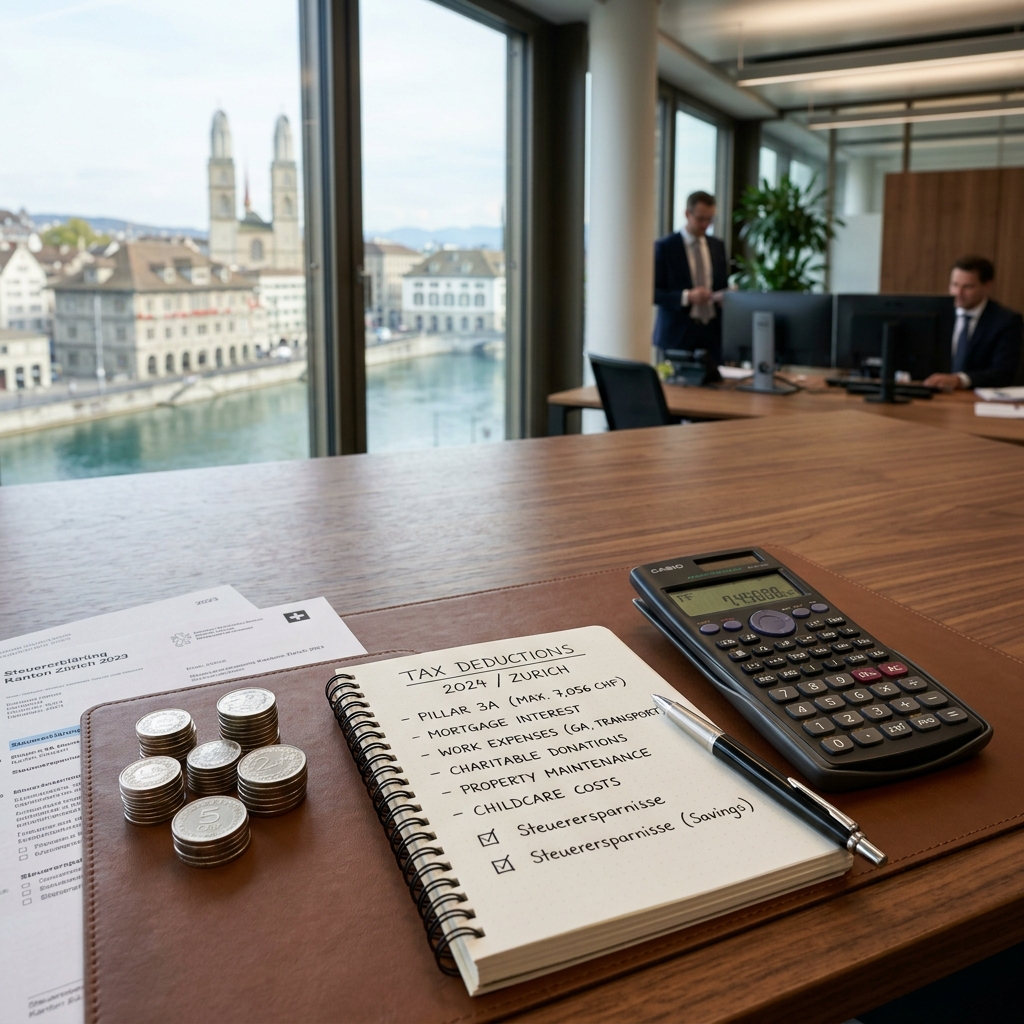 Steuerabzüge Kanton Zürich - Steuererklärung ausfüllen lassen
